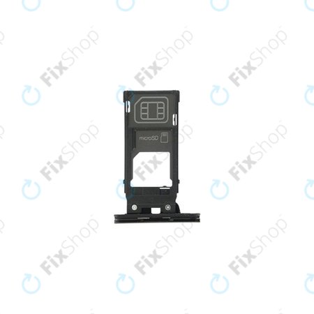 Sony Xperia XZ2 - SIM Tray (Liquid Black) - 1310-1866 Genuine Service Pack