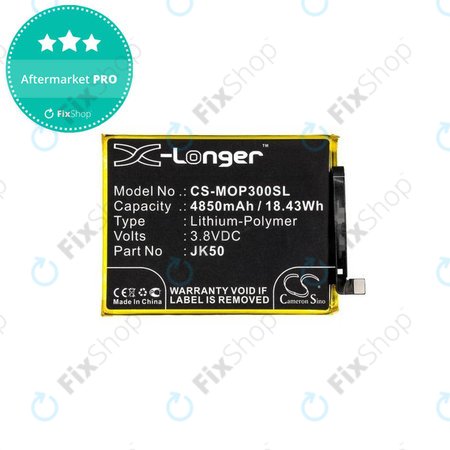 Motorola Moto G7 Power, G8 Power Lite, G9 Play, G10, G20, G30, G50, G51, E7 Plus, E7, E7i Power, E30, E40 - Battery JK50 4850mAh HQ