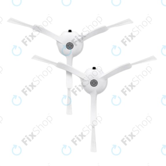 Side Brush, 2pcs, White for Roborock Qrevo MaxV, Pro, Plus, S
