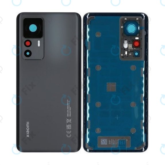 Xiaomi 12T Pro 22081212UG - Battery Cover (Black) - 560006L12U00 Genuine Service Pack
