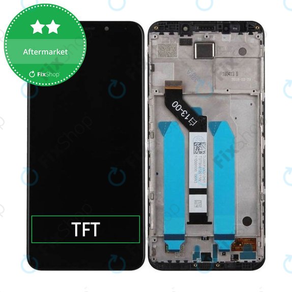 Xiaomi Redmi 5 Plus (Redmi Note 5) - LCD Display + Touch Screen + Frame (Black) TFT