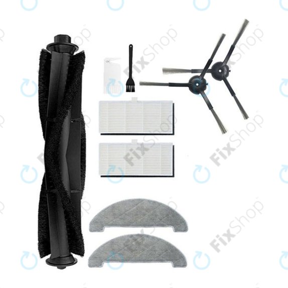 Xiaomi Viomi S9, Proscenic M7 Pro, M7 Max, M8 Pro - Standard Set (Black)