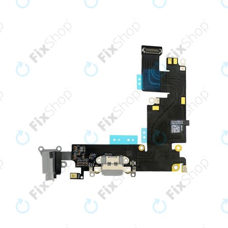 Apple iPhone 6 Plus - Charging Connector + Microphone + Jack Connector + Flex Cable (Black)