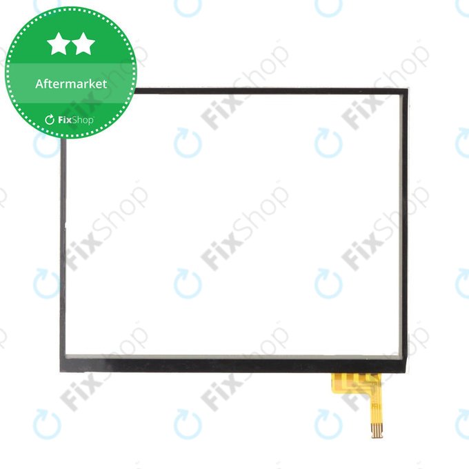 Bottom touch screen glass with adhesive for Nintendo DSi