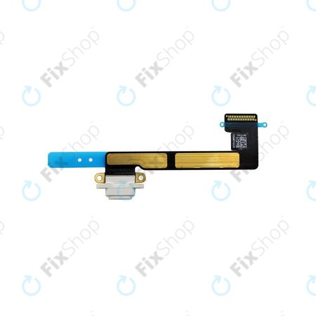 Apple iPad Mini 2, Mini 3 - Charging Connector + Flex Cable (White)