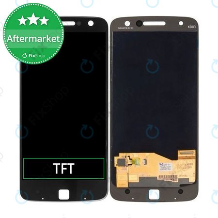 Motorola Moto Z XT1650 - LCD Display + Touch Screen (Black) TFT