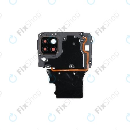 Huawei P40 Lite - Mainboard Cover + Rear Camera Lens + NFC (Midnight Black) - 02353MVA