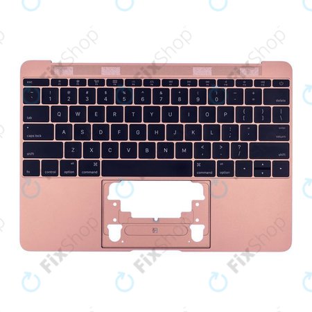 Apple MacBook 12" A1534 (Early 2015 - Mid 2017) - Top Keyboard Frame + Keyboard US (Rose Gold)