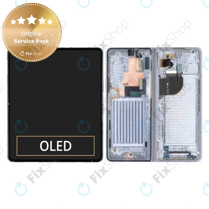Samsung Galaxy Z Fold 5 F946B - LCD Display + Touch Screen + Frame (Icyblue) - GH82-31842C Genuine Service Pack