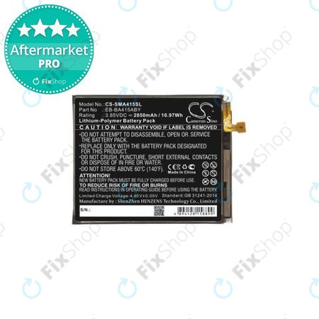 Samsung Galaxy A41 A415F - Battery EB-BA415ABY 2850mAh HQ