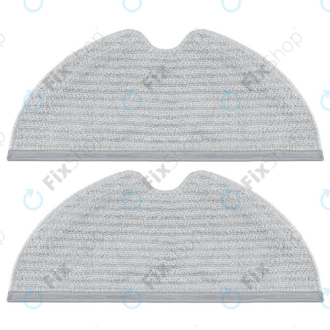 Mop Cloth, 2pcs, Microfiber for Xiaomi Dreame L10 Pro, D9, D9 Max, D9 Pro, Mi Robot Vacuum Mop (Mijia 1C), 2 Pro+ (Mijia 1T), Trouver Roboter LDS