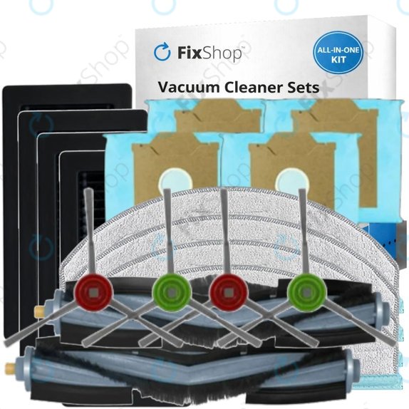 Replacement set for Yeedi Cube, CC (2x Main brush, 4x Filter, 4x Side brush, 4x Mop cloth)