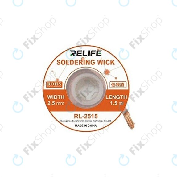 Relife RL-2515 - Powerful Soldering Wick (2.5mm)