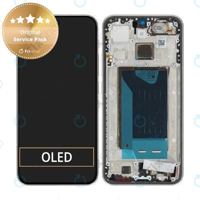 Display for Xiaomi 15T, Rose Gold, Touch Screen with Frame, 5600030O12A00, Genuine Service Pack