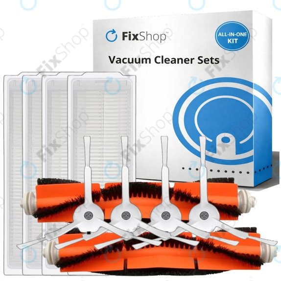 Replacement set for Xiaomi Mi Robot Vacuum Mop 2 Pro, 2 Lite (2x Main brush, 4x Filter, 4x Side brush)