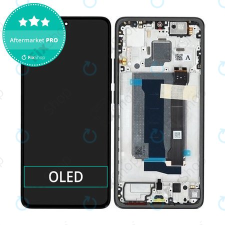 Xiaomi Poco X7 Pro 2412DPC0AG - LCD Display + Touch Screen + Frame (Black) OLED