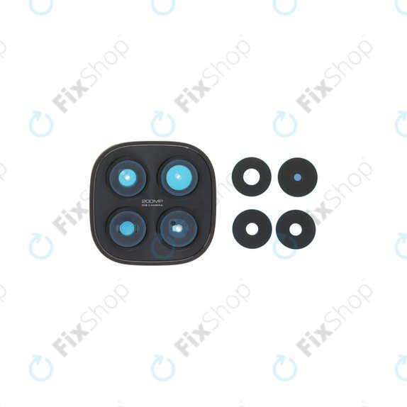Back Rear Camera Lens with Frame for Xiaomi Redmi Note 15 Pro 5G, Black