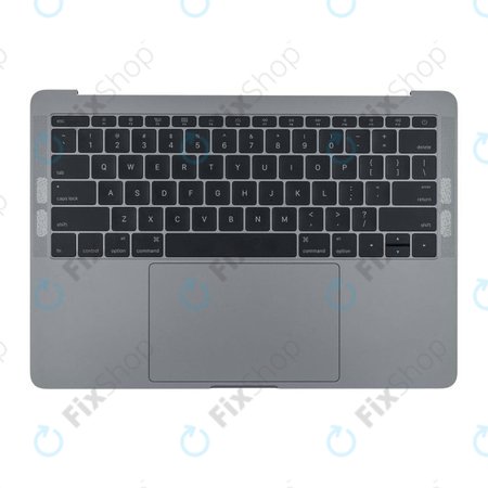 Apple MacBook Pro 13" A1708 (Late 2016 - Mid 2017) - Top Keyboard Frame + Keyboard US + Microphone + Trackpad + Speakers (Space Gray)