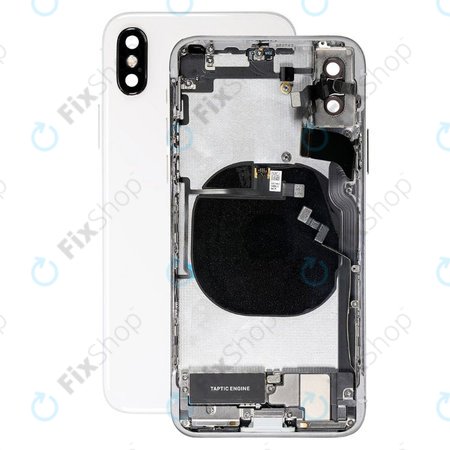 Apple iPhone XS - Rear Housing with Small Parts (Silver)