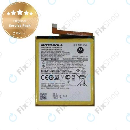 Motorola Moto One Action XT2013 - Battery KR40 3500mAh - SB18C43601, SB18C43602 Genuine Service Pack