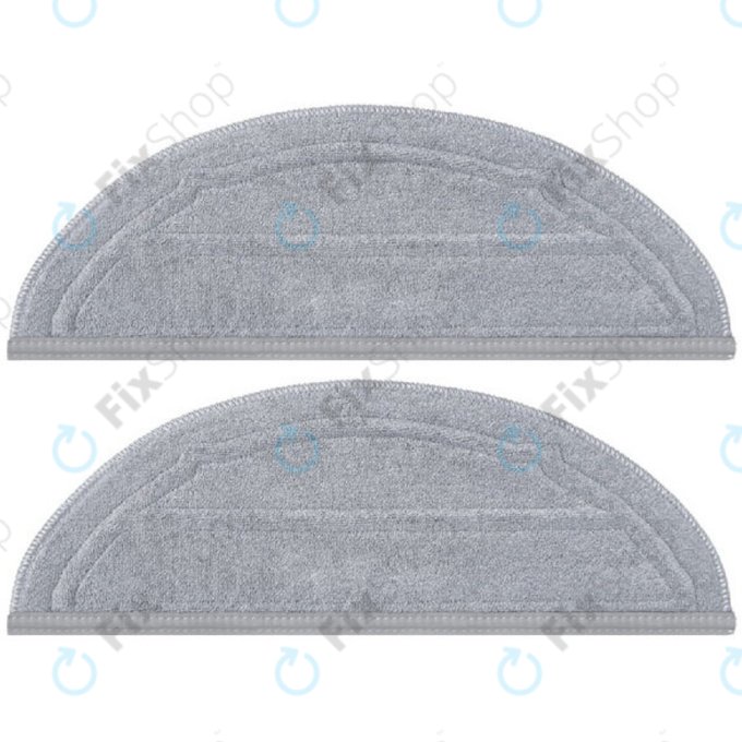 Mop Cloth, 2pcs, Washable for Roborock Q10 VF, VF+, V, V+, S5, S5+