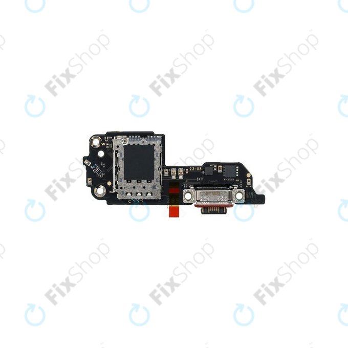 Xiaomi Redmi Note 14 Pro+ 5G 24094RAD4G - Charging Connector PCB Board + SIM Reader - 5600200O16U00 Genuine Service Pack