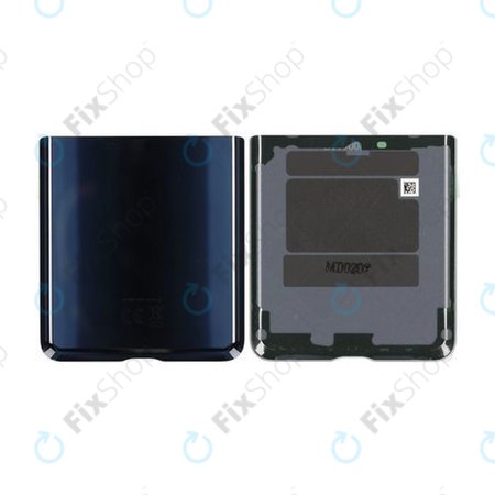 Samsung Galaxy Z Flip F700N - Battery Cover (Bottom) (Mirror Black) - GH82-22204A Genuine Service Pack