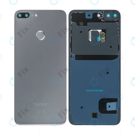 Huawei Honor 9 Lite LLD-L31 - Battery Cover + Fingerprint Sensor (Glacier Gray)