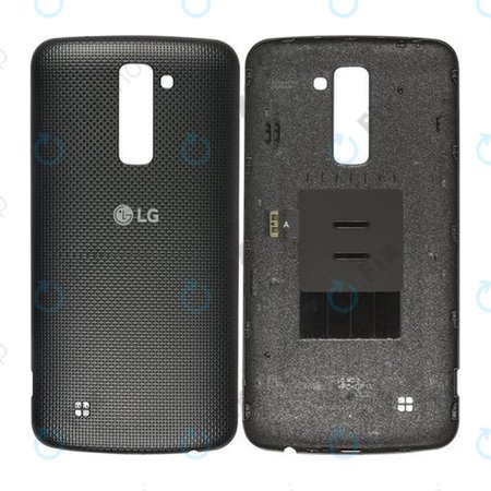 LG K10 K420N - Battery Cover (Black) - ACQ89015001 Genuine Service Pack