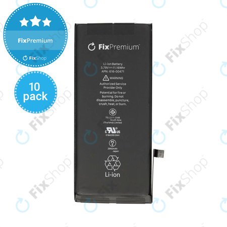 Apple iPhone XR - Battery 2942mAh FixPremium (10 Pack)