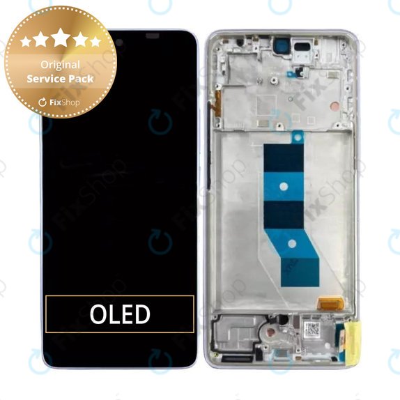 Xiaomi Poco M7 Pro 5G - LCD Display + Touch Screen + Frame (Purple) - 5600080O17P00 Genuine Service Pack