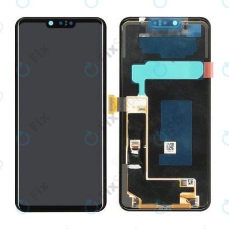 LG G8 ThinQ - LCD Display + Touch Screen + Frame (Platinum Gray)