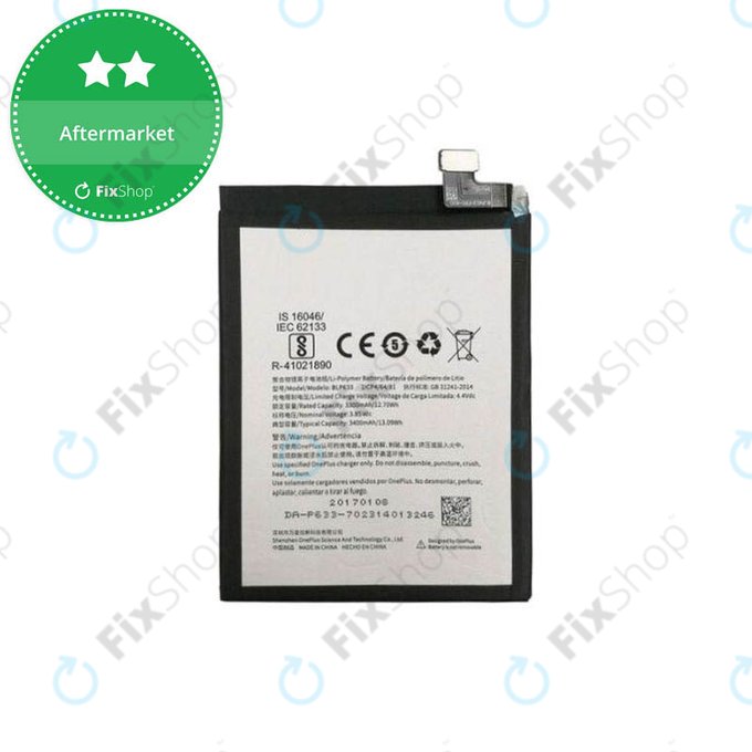OnePlus 3T Battery BLP633 3400mAh FixShop
