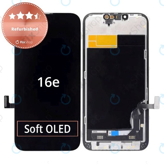 Display for iPhone 16e, Touch Screen with Frame, Refurbished