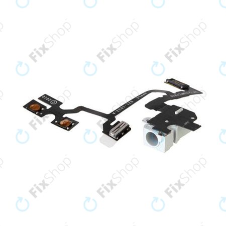 Apple iPhone 4 - Volume Button Flex Cable (White)