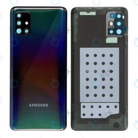Samsung Galaxy A51 A515F - Battery Cover (Prism Crush Black) - GH82-21653B Genuine Service Pack