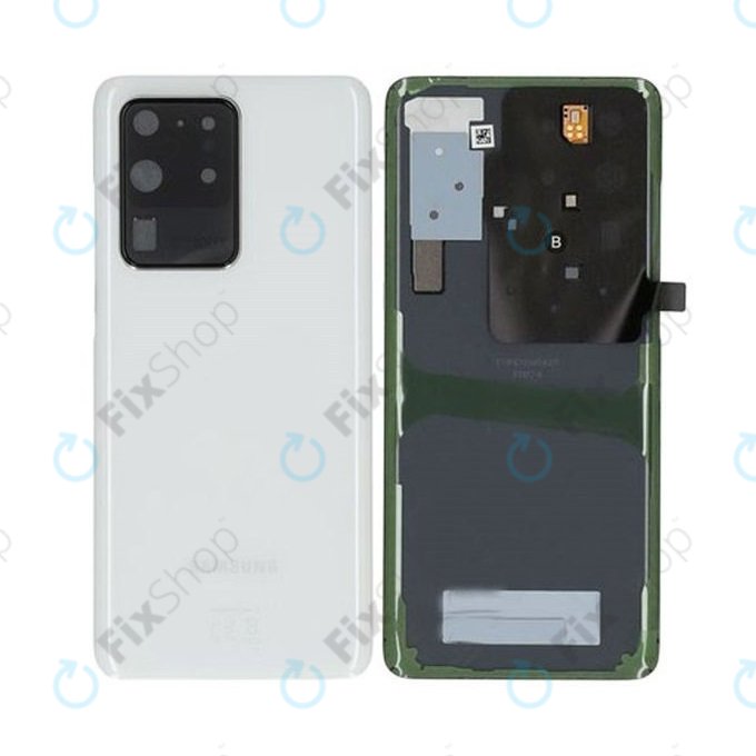 Samsung Galaxy S20 Ultra G988F - Battery Cover (Cloud White) - GH82-22217C Genuine Service Pack