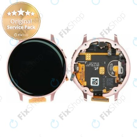 Samsung Galaxy Watch Active 2 44 mm - LCD Display + Touch Screen + Frame (Pink Gold) - GH82-21125B Genuine Service Pack