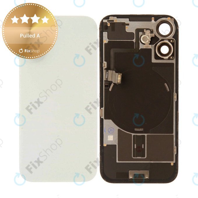 Rear Housing Glass for iPhone 17, White, Pulled A