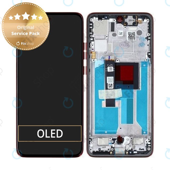 Motorola Edge 50 Neo - LCD Display + Touch Screen + Frame (Poinciana) - 5D68C28684 Genuine Service Pack