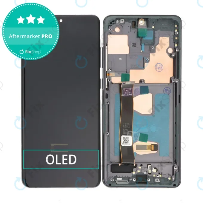 Samsung Galaxy S20 Ultra G988F - LCD Display + Touch Screen + Frame (Cosmic Black) OLED