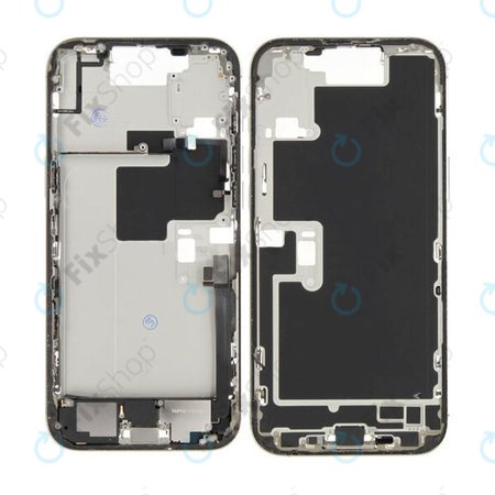 Apple iPhone 16 Pro Max - Middle Frame + Power + Volume Buttons (Natural Titanium)