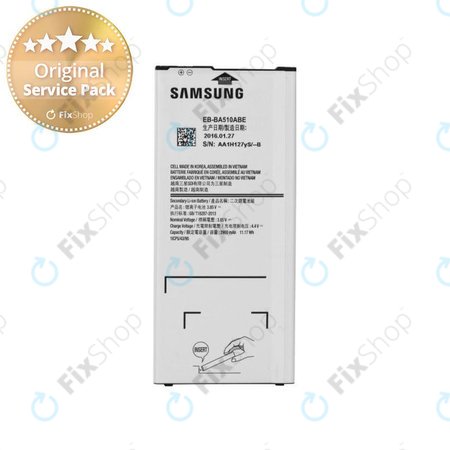 Samsung Galaxy A5 A510F (2016) - Battery EB-BA510ABE 2900mAh - GH43-04563A, GH43-04563B Genuine Service Pack