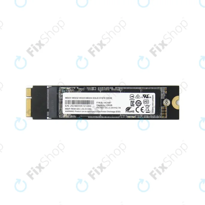 Apple MacBook Air 11" A1465 (Mid 2012), 13" A1466 (Mid 2012) - SSD 128GB