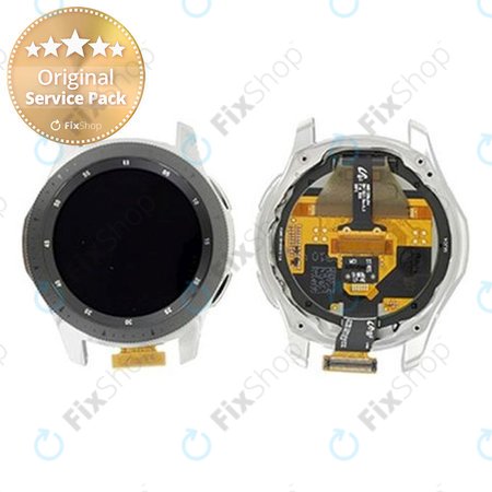 Samsung Galaxy Watch 46mm R800 - LCD Display + Touch Screen + Frame (Black) - GH97-22504A Genuine Service Pack