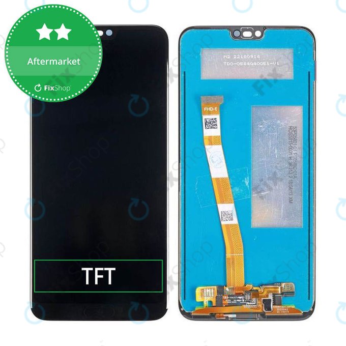 Huawei Honor 10 - LCD Display + Touch Screen + Fingerprint Sensor (Black) TFT