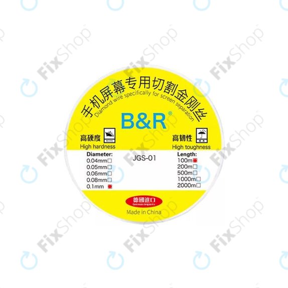 Gold Wire - Wire for Separating LCD Displays (0.1mm x 100M)