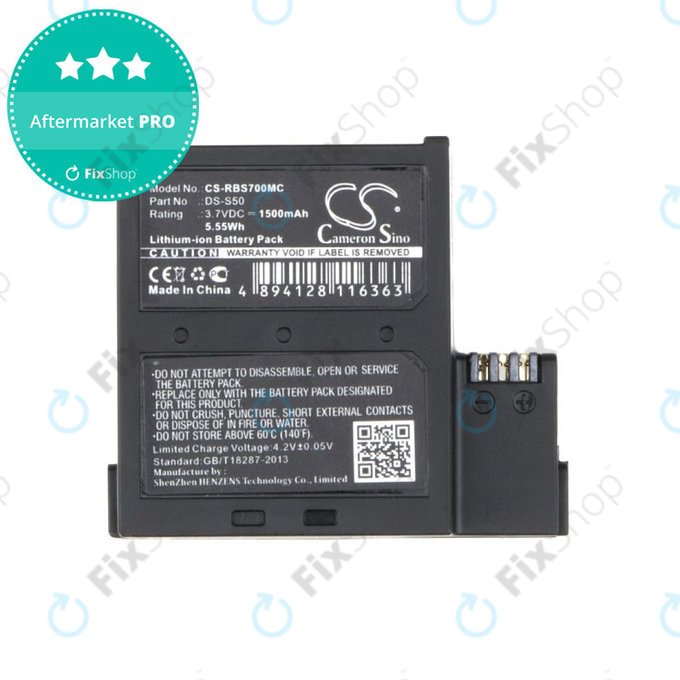 Battery for AEE D33, magicae S50, S70, 1500mAh, Li-Ion, 3.7V, DS-S50, HQ