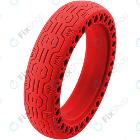 Xiaomi Mi Electric Scooter 1S, 2 M365, Essential, Pro, Pro 2 - Durable Full Tubeless Tire (Red)