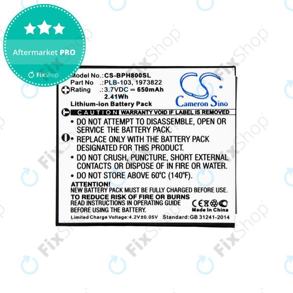 Battery for Bang & Olufsen Beoplay H7, H8, H9, 650mAh, Li-Ion, 3.7V, PLB-103, HQ
